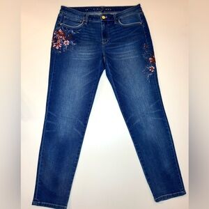 White House Black Market Womens The Girlfriend Ankle Jeans Size 8